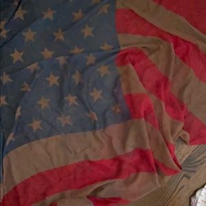 Free People American Flag Scarf